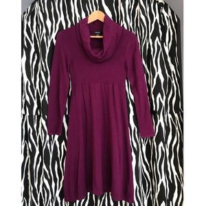 Style & co sweater dress in magenta. Size petite M